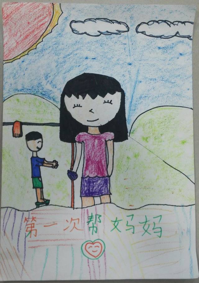 小小画家画妈妈,《我的妈妈》绘画作品展开始啦!