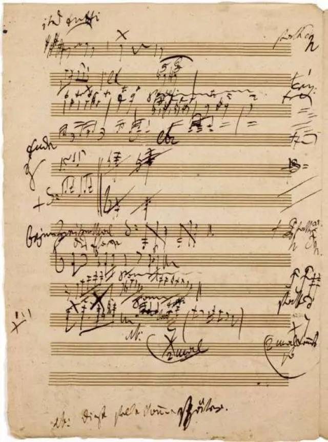 贝多芬手稿