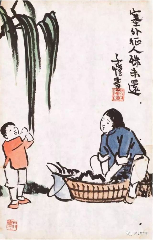 亲子朗读|诗音画祝福母亲节1:冰心诗歌《纸船》,丰子恺漫画母爱浓浓