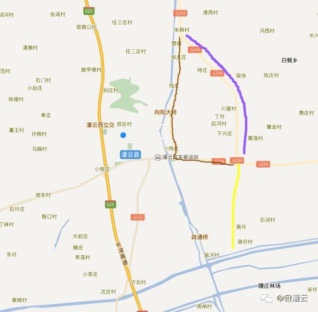 【交通十三五】灌云县城区将有个大外环!图片