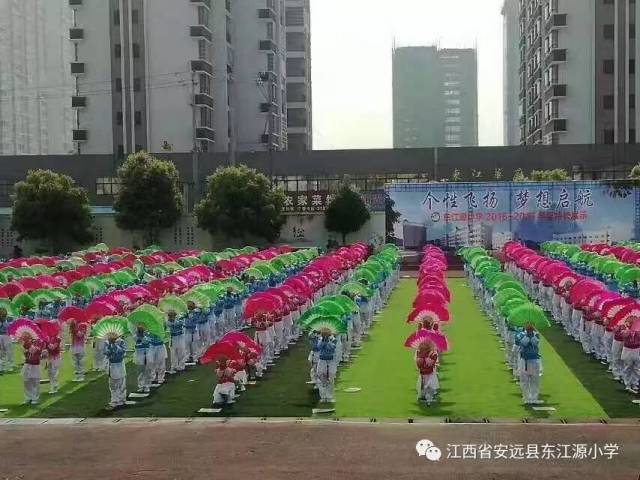 个性飞扬 梦想启航——记安远县东江源小学2017年素质