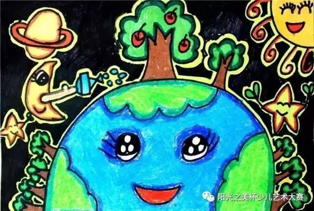 儿童画 | 环境保护,"画"替我说出来!