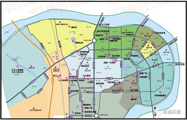 公办小学招生划片图