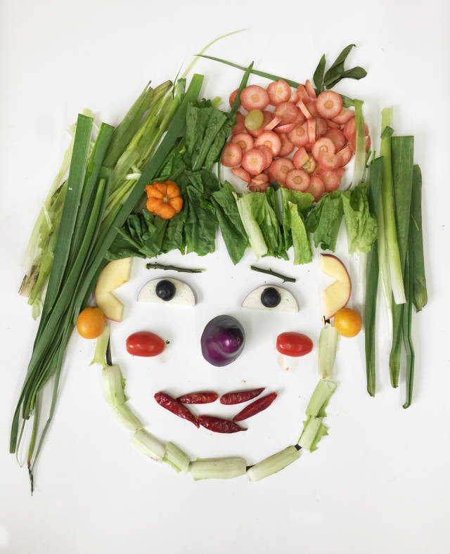 水果蔬菜可以组成人脸,橡皮筋和纸片也能组成脸,甚至国际时装周的穿搭