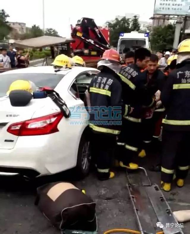 汕头惨烈车祸:男子被钢筋刺穿扎进脸部和胸部!