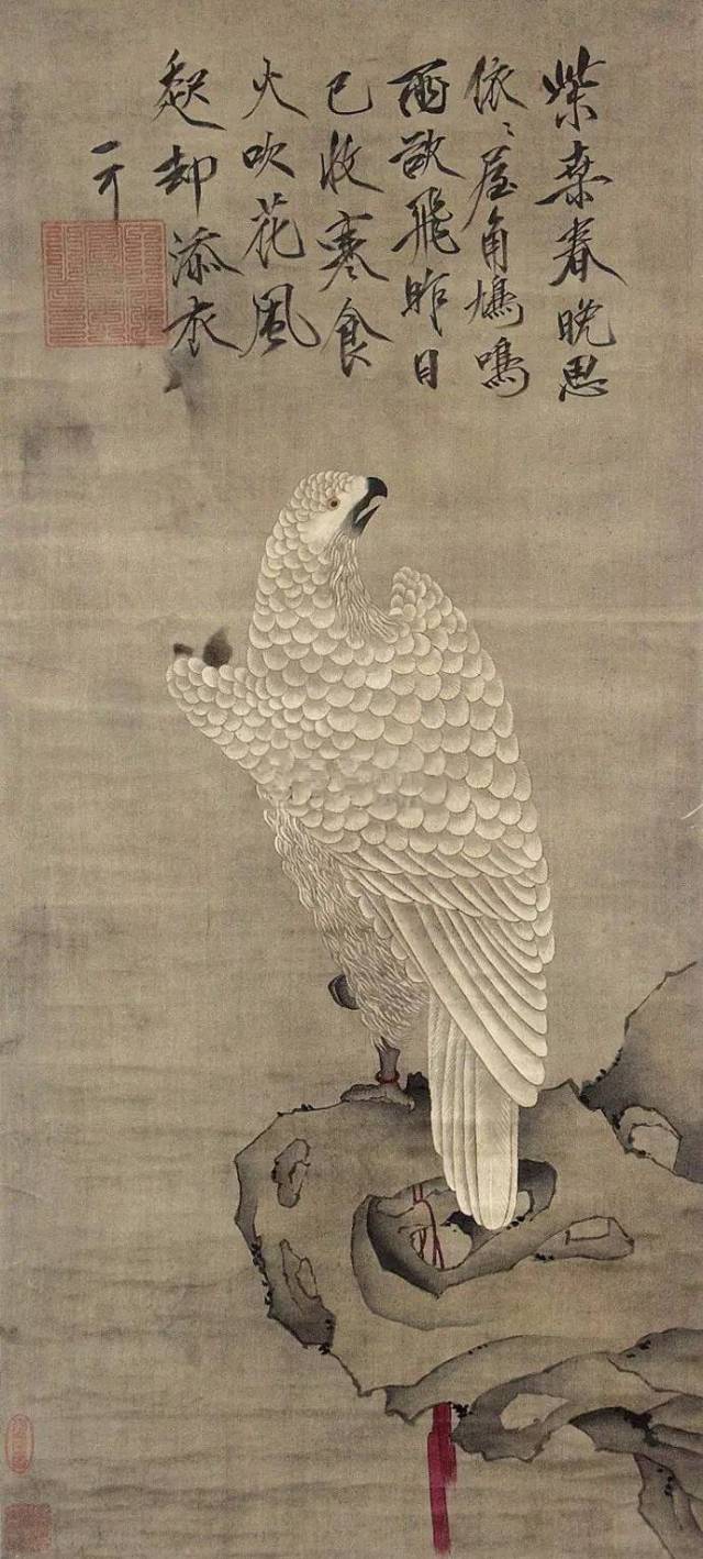 古代名家画鹰