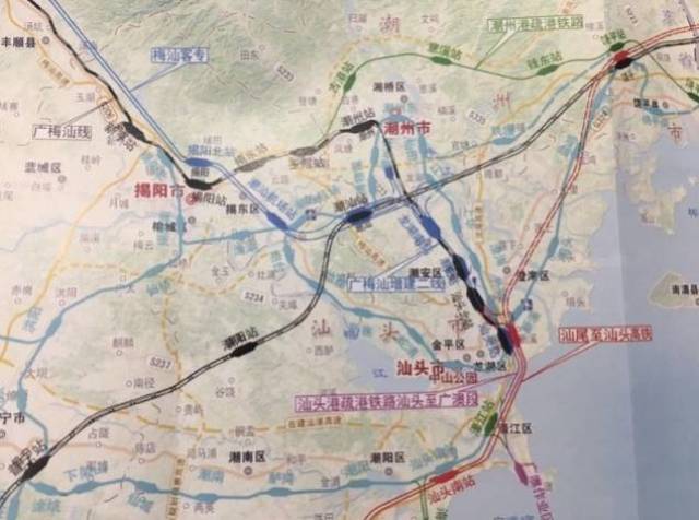 汕汕高铁先行开工段有望年底动工,沿线拟建5个站,陆丰2个!