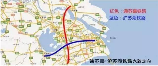 除了轨交 两条城际高铁——沪苏湖,通苏嘉高铁线路 也是吴江区重点