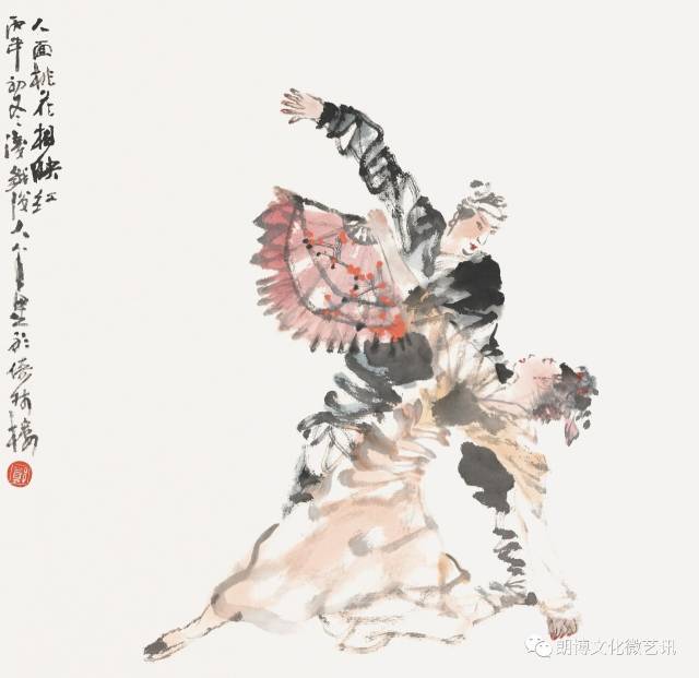 展讯|郑军里200幅精典舞蹈水墨画明天在广西艺术学院美术馆闪亮登场!