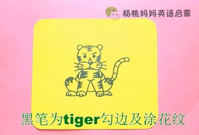 英语萌萌画 | 老虎tiger