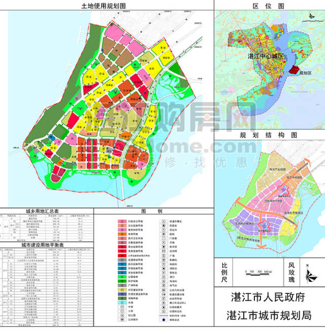 湛江市坡头区麻斜片控制性详细规划草案批前公告