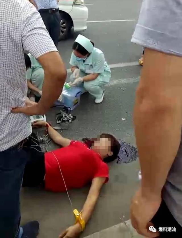 潮州一女子遇车祸身亡,家属与司机发生肢体冲突