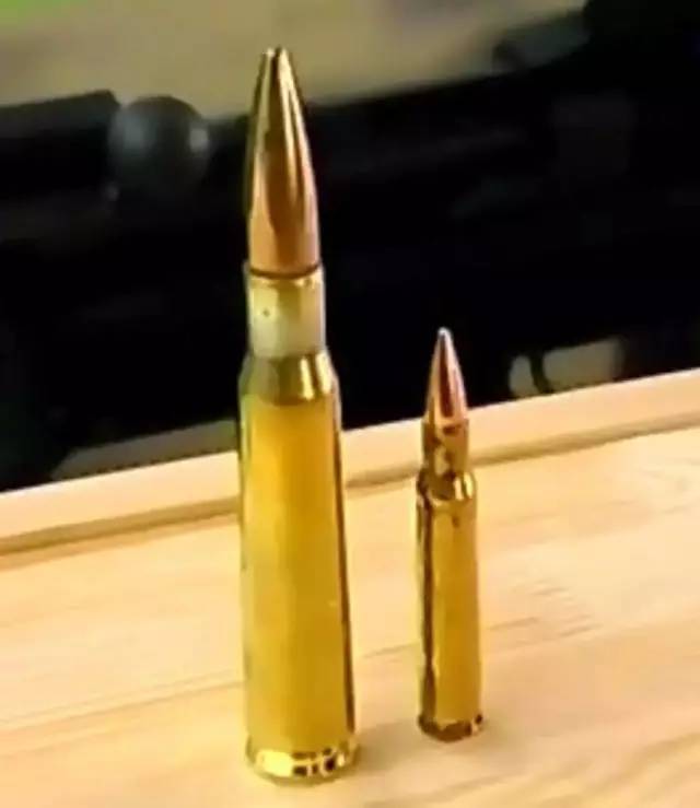 右边是m1加兰德的子弹 左边是12.7毫米口径的nato弹