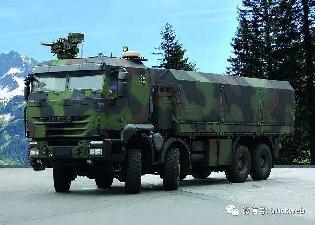 依维柯防务向德国联邦国防军提供的trakker8x8重型军车