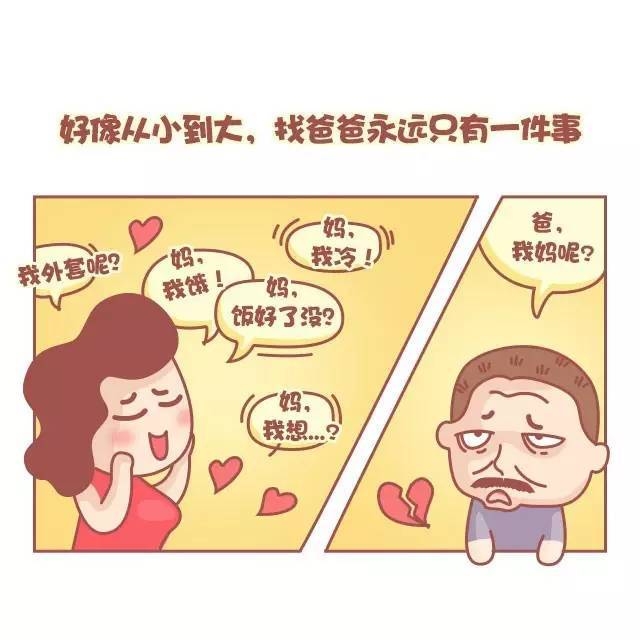 "爸,我妈呢?"