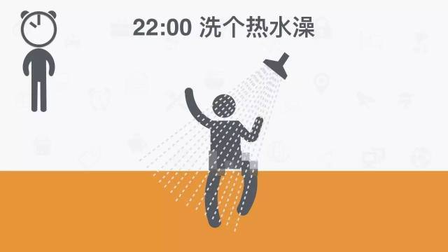 ▏22:00洗个热水澡 ▏