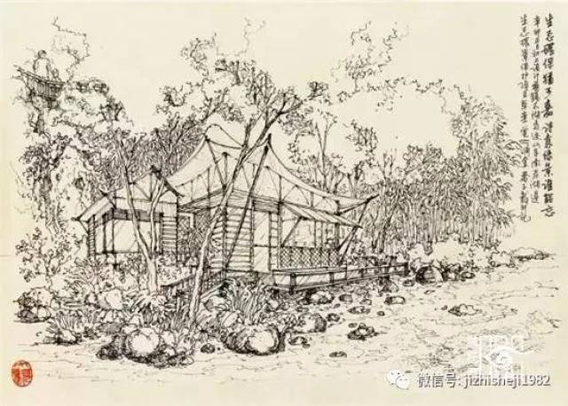 中国园林建筑手绘赏析