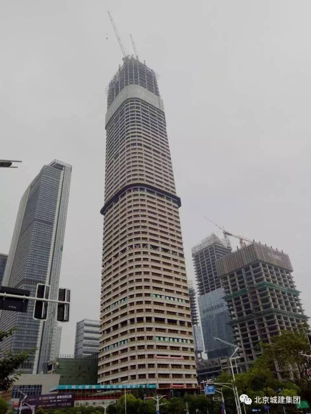 集团在施第一高楼南京世贸a楼工程