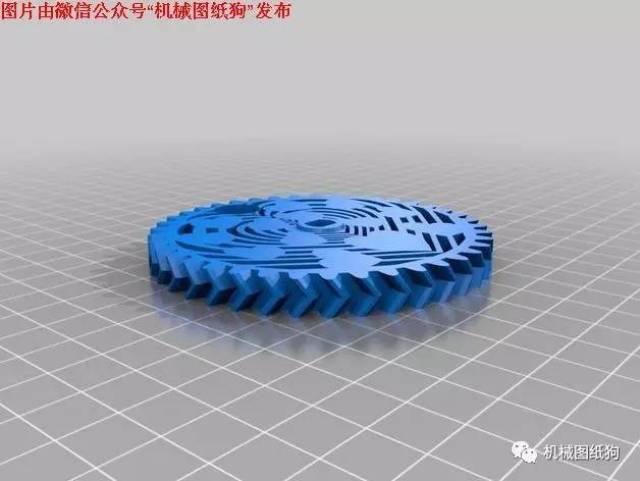 【3d打印】陀螺仪齿轮心模型(可运转)3d打印图纸 stl格式