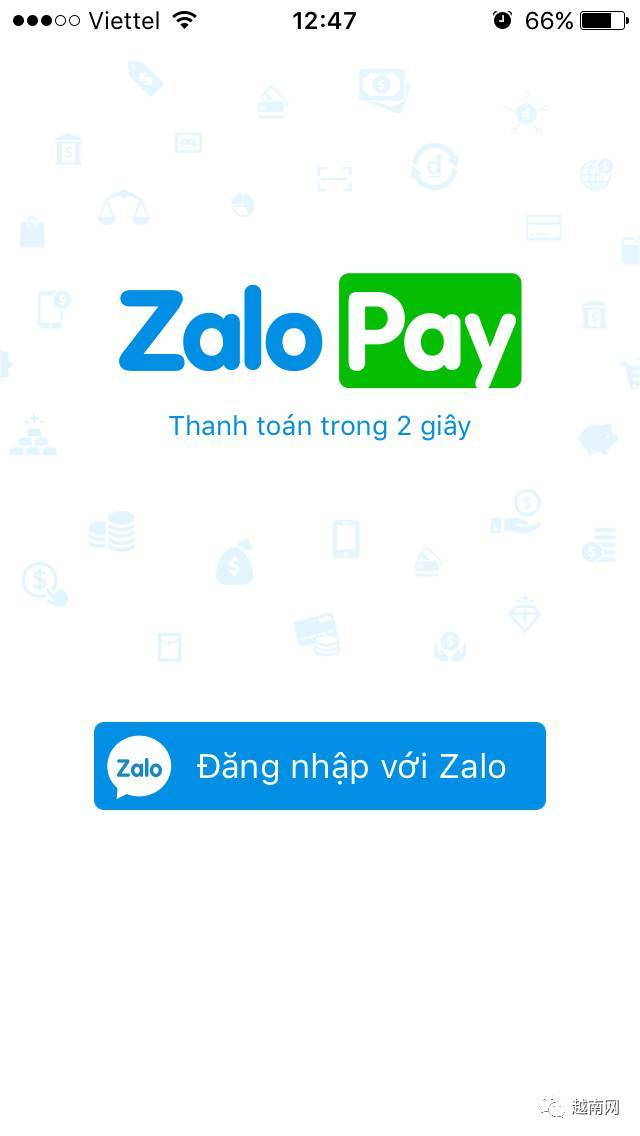 可以在苹果的app store或者google的play 商店搜索zalopay下载安装