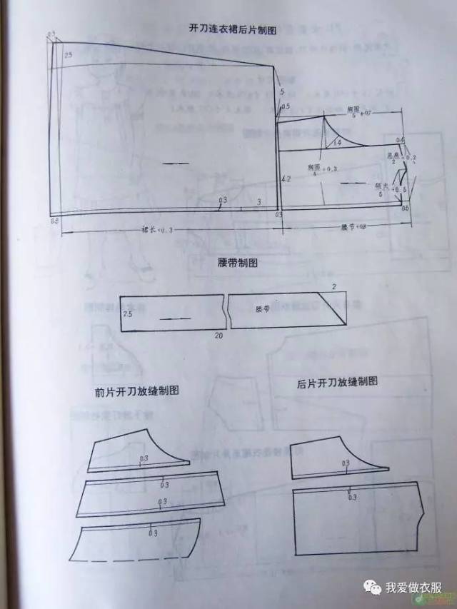 超多儿童多款上衣裙子公式裁剪图(三),快点收藏起来!