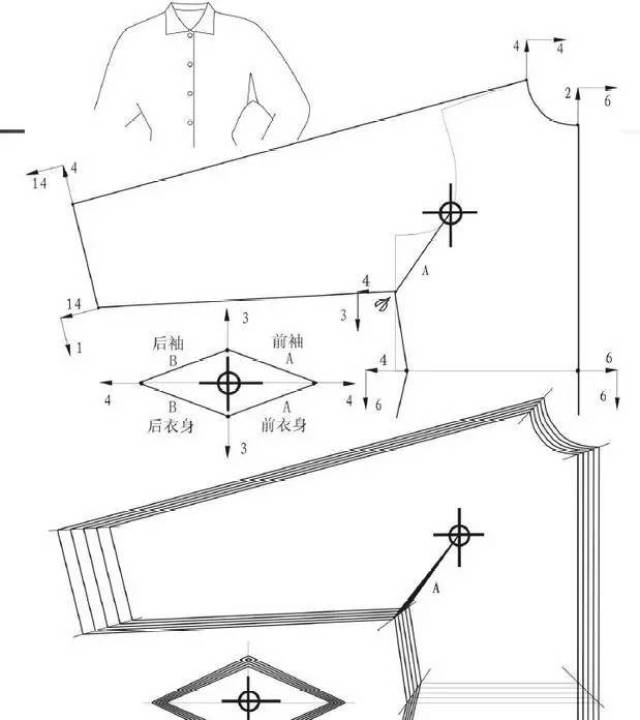 版师必备|九种袖子的纸样放码整理