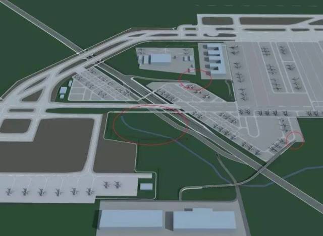 双流机场工程鸟瞰图