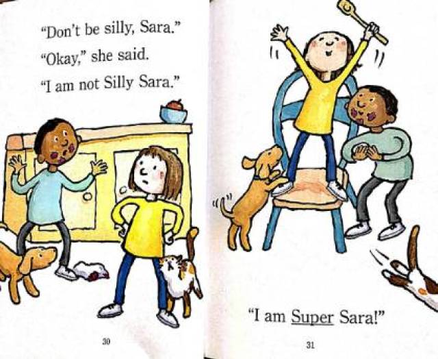 玩转英文绘本丨silly sara《傻萨拉》 选自最受欢迎的美式英语分级