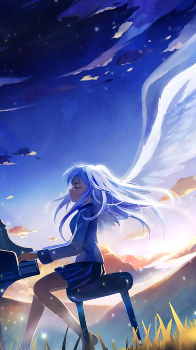 壁纸控 | 天使的心跳,angel beats!