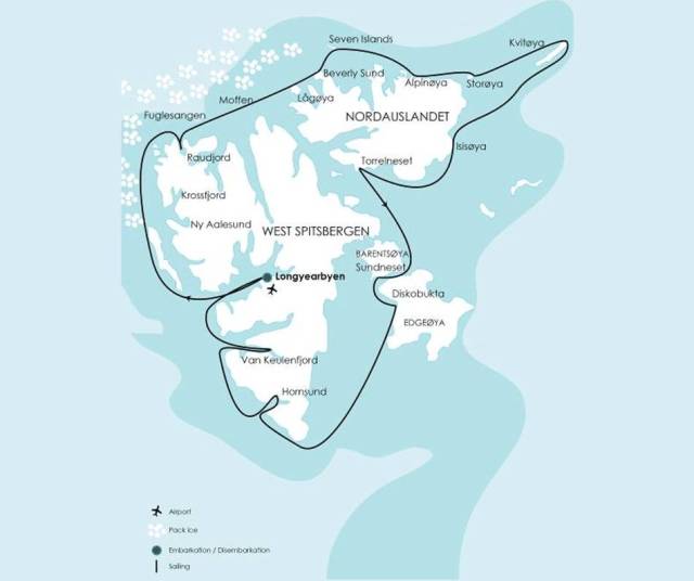 【北极探秘】大斯瓦尔巴群岛环游含白岛 冰岛
