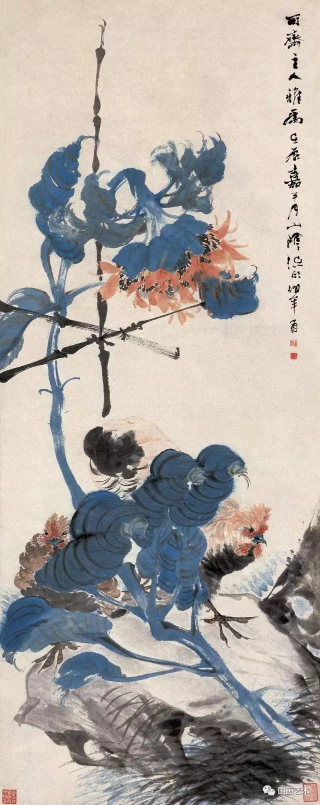 名家画鸡:任伯年画鸡作品欣赏(上)