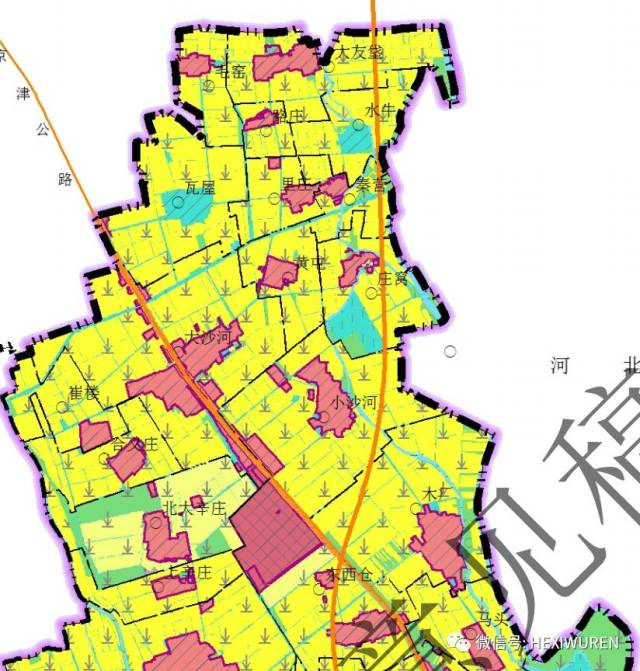 《河西务镇土地利用总体规划(20020)》公示