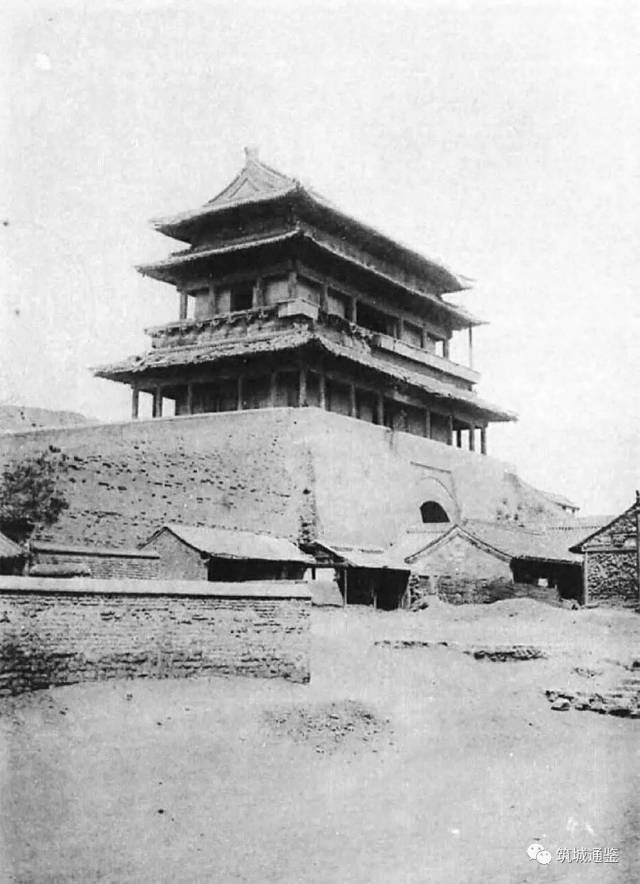 德胜门城楼东南侧(1910年代末)