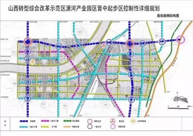 根据山西转型综合改革示范区潇河产业园区晋中起步区总体规划,该区域