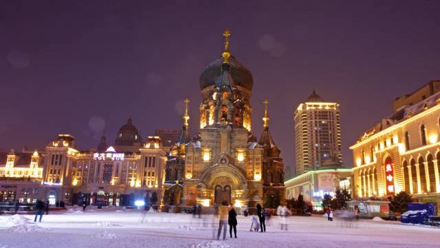 摄影分享;哈尔滨雪景,知道你很热,我来给你降暑