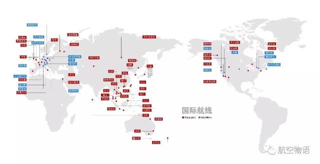 实际上,很少有一家航空公司能够在各个大洲之间都有连结的航班.