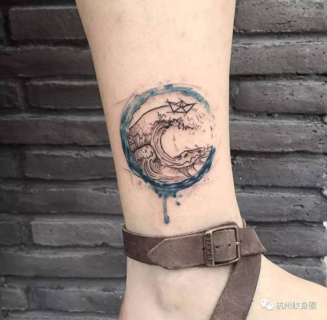 tattoo | 纹身素材:浪花