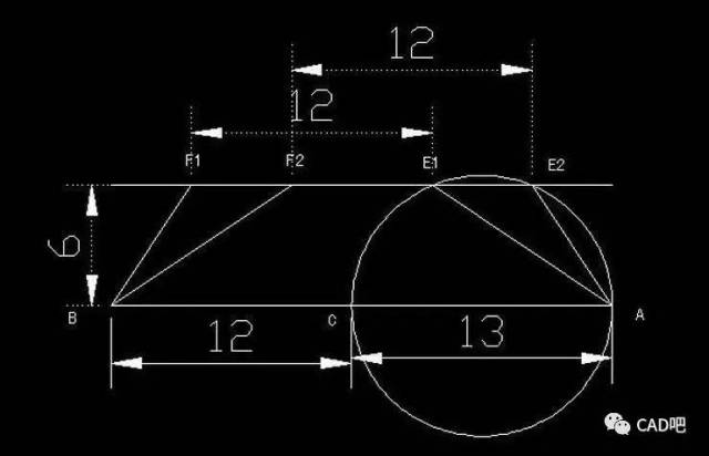 在cad中如何画梯形