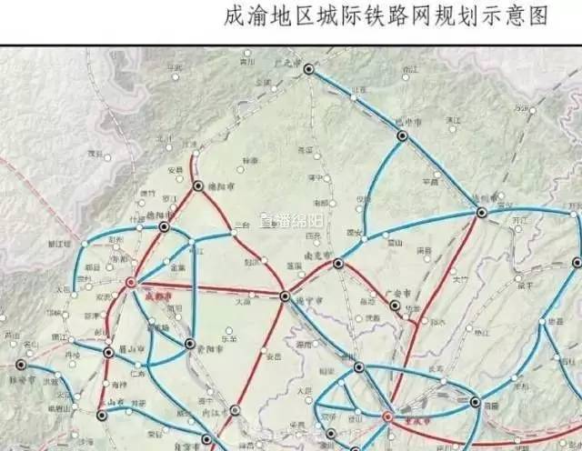 绵阳这个地方有福了!成都到三台城际铁路纳入规划