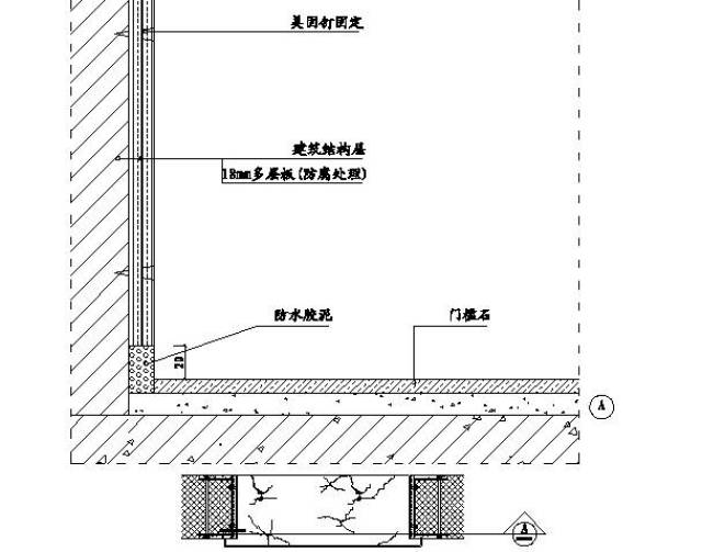 石材装修细部节点构造施工示意图大全