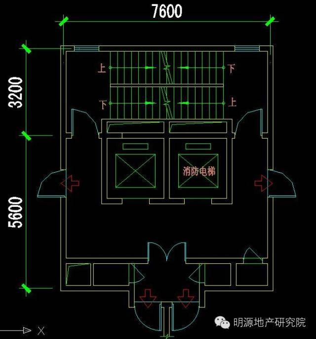 楼梯间 电梯的24种最优组合,最小公摊就是这样得来的!