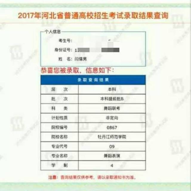 杨雅宇  高三106班体育专业生 被河北体育学院体育教育 专业录取