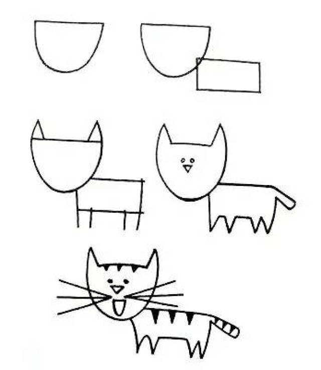 史上最全的猫咪画法,总有一款