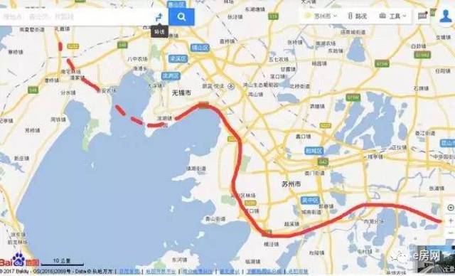 苏州-无锡段太湖隧道不建了 苏锡常南部高速公路