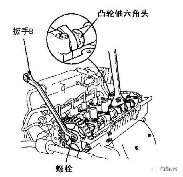 汽车正时北京现代车系accent雅绅特正时拆装与校对