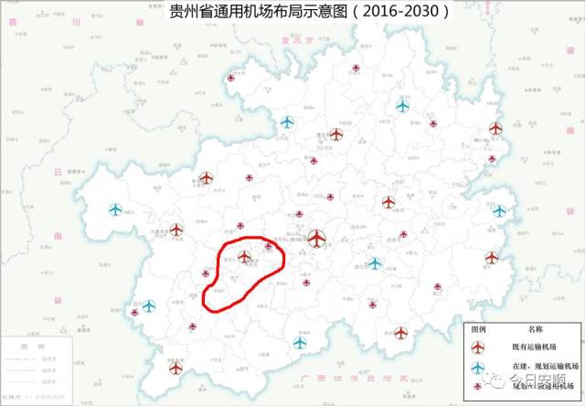 贵州省发改委发布的《贵州省通用机场布局规划(2016-2030)》中提出