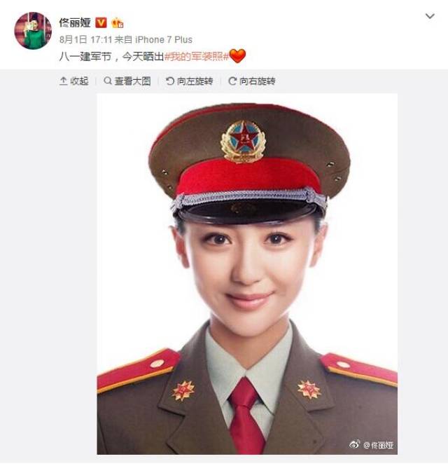 佟丽娅杨幂军装照很美,但最美的人在《战狼2》