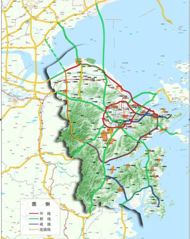 三疏港:宁波-舟山港梅山港区沈海高速连接线 全长89公里,技术标准为