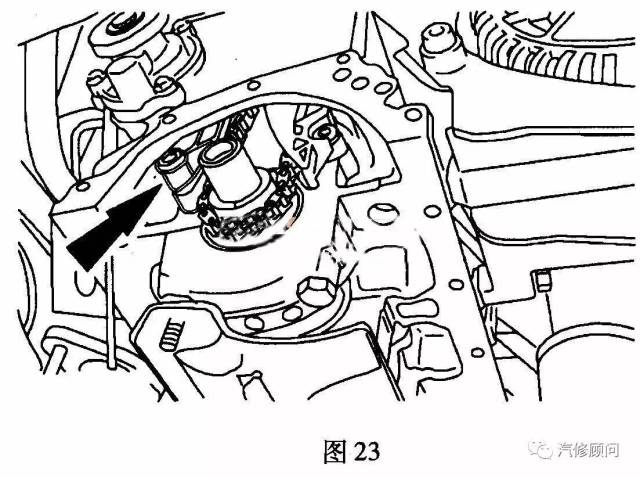 3 l a9ja)发动机正时校对方法