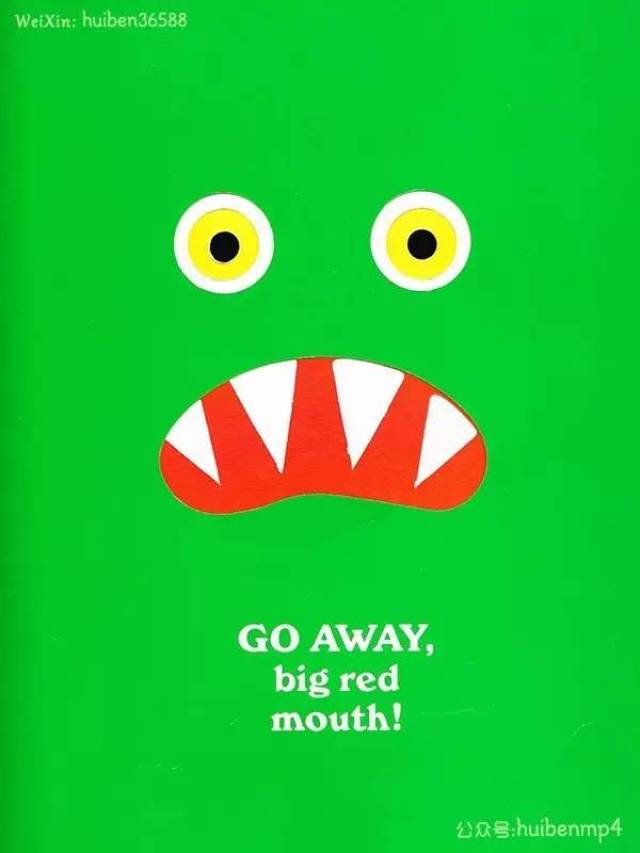 【绘本视频】走开,绿色大怪兽 go away big green monster完美清晰